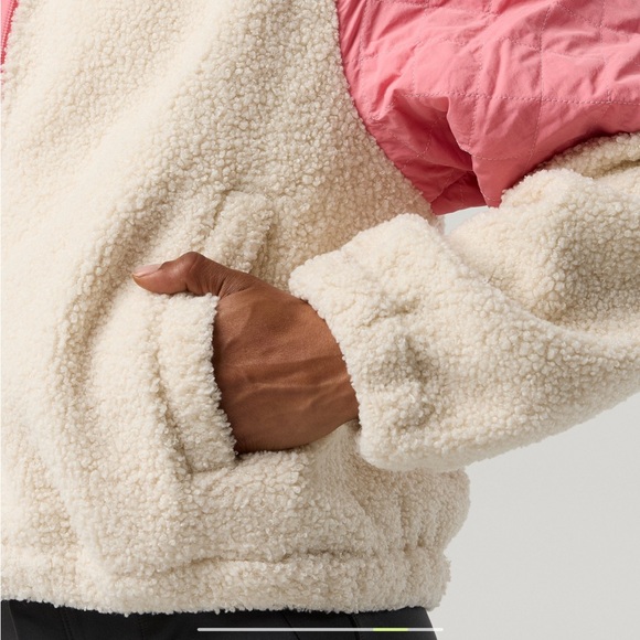 OFFLINE by Aerie Fluff Love Full Zip Jacket in Playful Pink - Picture 6 of 11